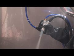 Wet blasting machine with closed-loop system