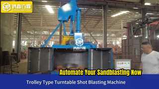Rotary Table Shot Blasting Machine