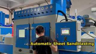 Automatic Sandblasting Machine for Sheets