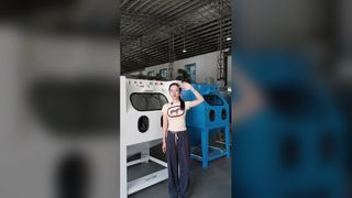  Dust-Free Vapor Sandblasting Machine 1.5KW, Precision Deburring Rust Removal Blaster for Auto Parts